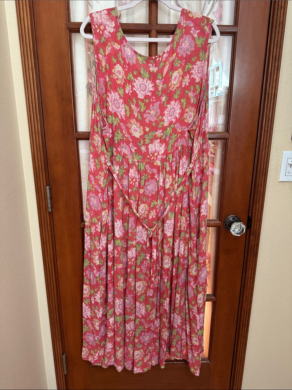 April Cornell Pink Floral Maxi Dress - Picture 2 of 6